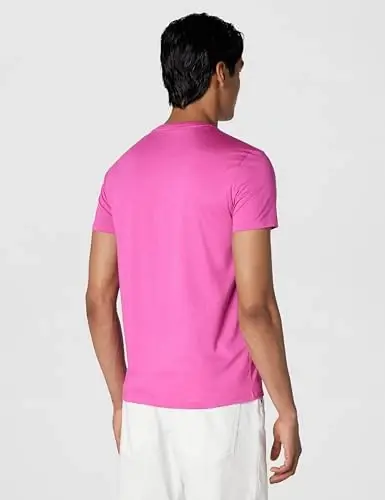 Lacoste erkaklar uchun qisqa yengli Pima Jersey Crew Neck futbolkasi - 4