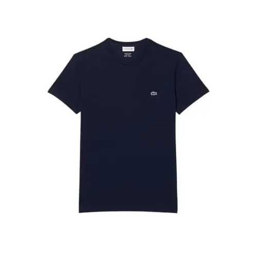 Lacoste erkaklar uchun qisqa yengli Pima Jersey Crew Neck futbolkasi - 5