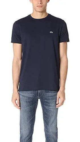 Lacoste erkaklar uchun qisqa yengli Pima Jersey Crew Neck futbolkasi - 6