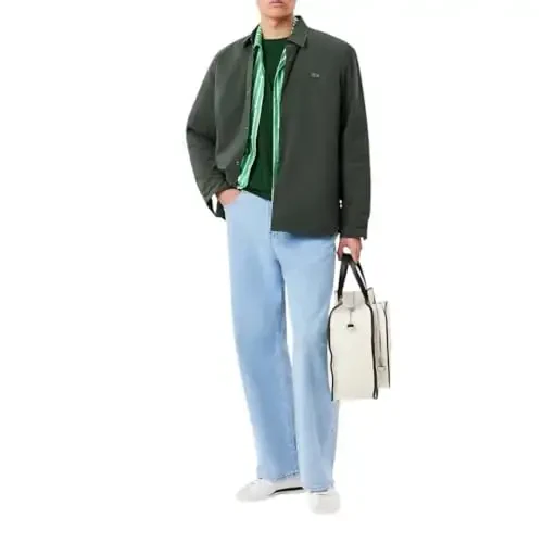 Lacoste erkaklar uchun qisqa yengli Pima Jersey Crew Neck futbolkasi - 4