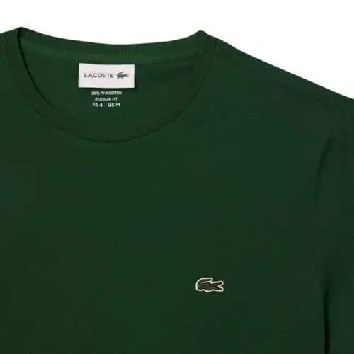 Lacoste erkaklar uchun qisqa yengli Pima Jersey Crew Neck futbolkasi - 6