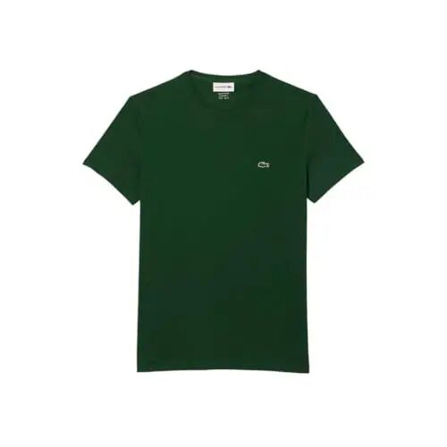 Lacoste erkaklar uchun qisqa yengli Pima Jersey Crew Neck futbolkasi - 5