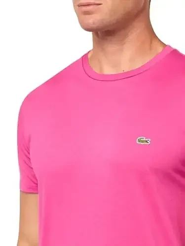 Lacoste Men's Short Sleeve Pima Jersey Crew Neck Tee - 3
