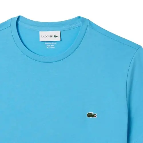 Lacoste Men's Short Sleeve Pima Jersey Crew Neck Tee - 3