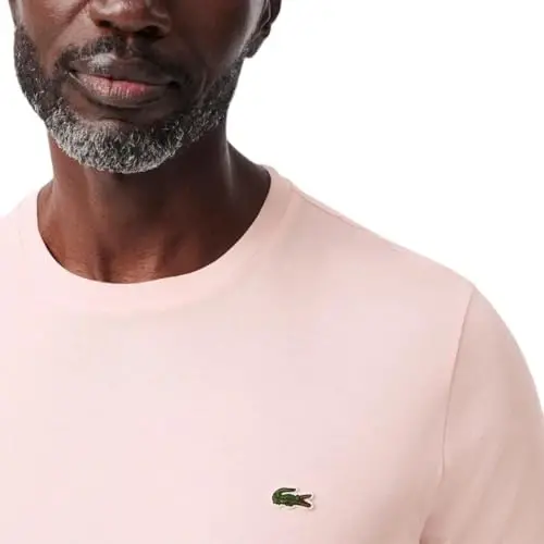 Lacoste Men's Short Sleeve Pima Jersey Crew Neck Tee - 2