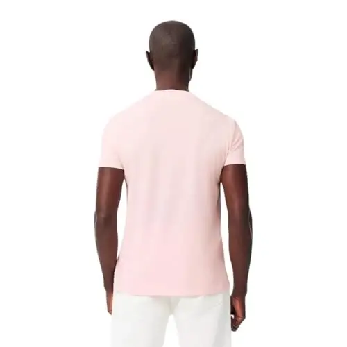 Lacoste Men's Short Sleeve Pima Jersey Crew Neck Tee - 3