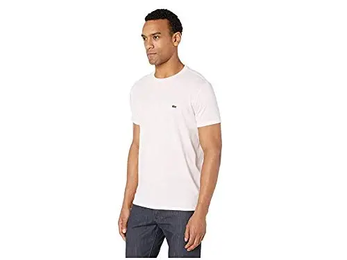 Lacoste Men's Short Sleeve Pima Jersey Crew Neck Tee 