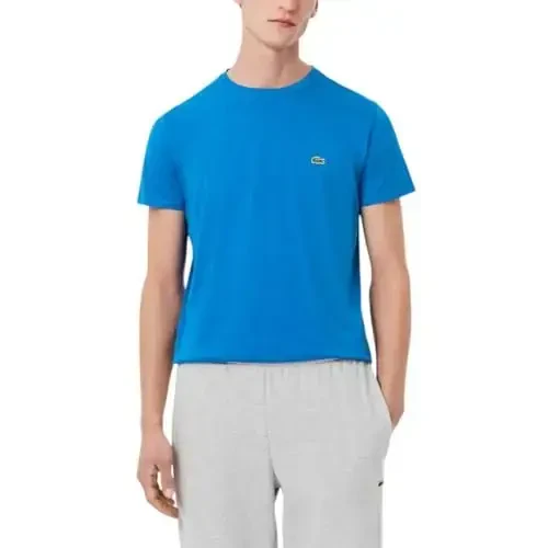 Lacoste Men's Short Sleeve Pima Jersey Crew Neck Tee 