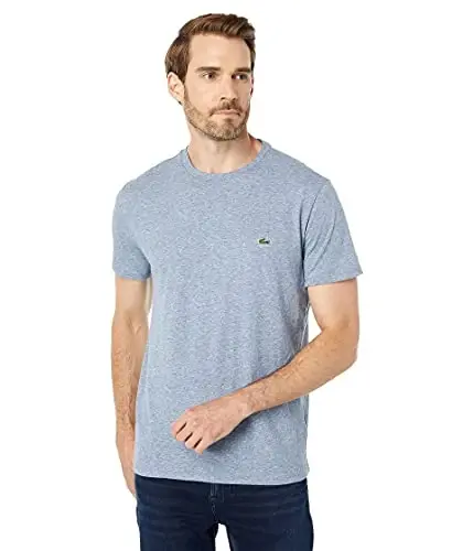 Lacoste Men's Short Sleeve Pima Jersey Crew Neck Tee - LACOSTE