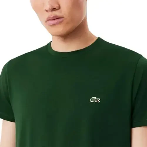 Lacoste Men's Short Sleeve Pima Jersey Crew Neck Tee - LACOSTE (1)