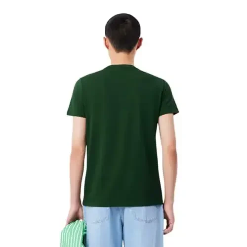 Lacoste Men's Short Sleeve Pima Jersey Crew Neck Tee - 3