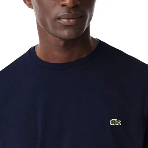 Lacoste Men's Short Sleeve Pima Jersey Crew Neck Tee - LACOSTE (1)
