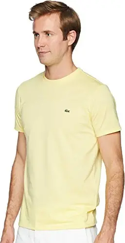 Lacoste Men's Short Sleeve Pima Jersey Crew Neck Tee - LACOSTE (1)