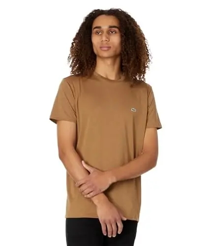 Lacoste Men's Short Sleeve Pima Jersey Crew Neck Tee 