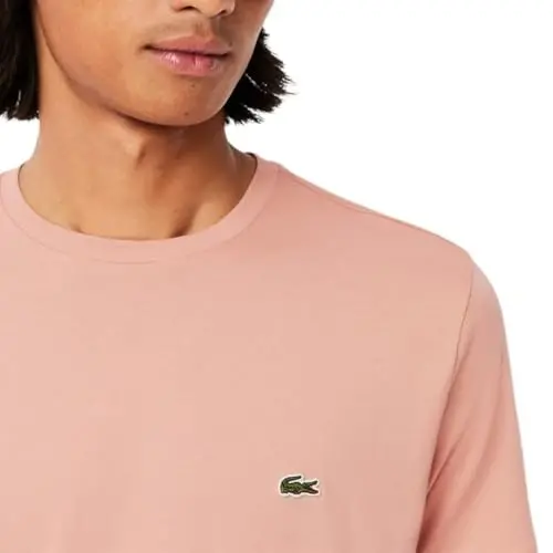Lacoste Men's Short Sleeve Pima Jersey Crew Neck Tee - LACOSTE (1)