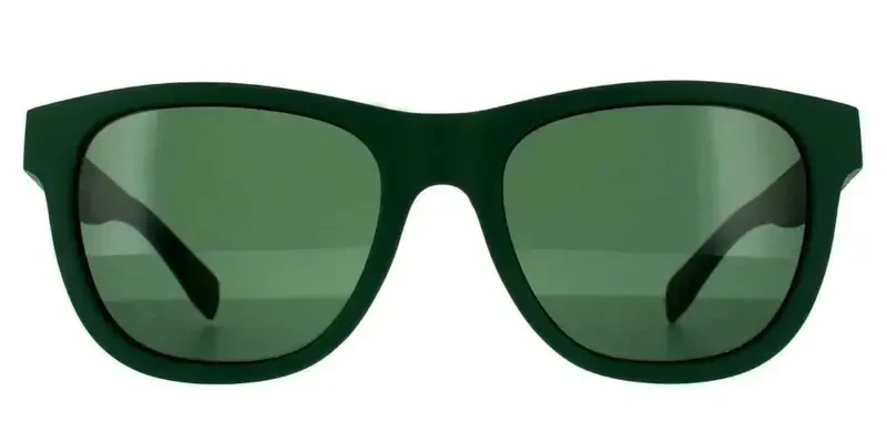 Lacoste Men's Matte Green Soft Square Classic Sunglasses L848S - Made In Italy - 1