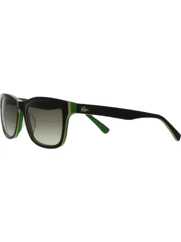 Lacoste Green Gradient Square erkaklar uchun quyoshdan saqlaydigan ko'zoynak L683S 315 55 - 1
