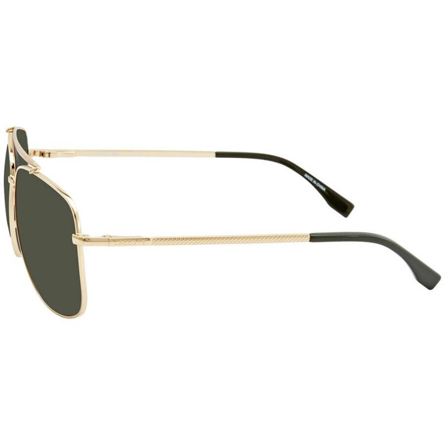 Lacoste L188S 714 Men's Green Lens Gold Metal Frame Sunglasses - 4