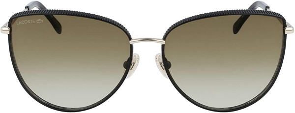 Lacoste LA 230S Metal Women's Cat-Eye Sunglasses Matte Onyx 59mm Adult - 1