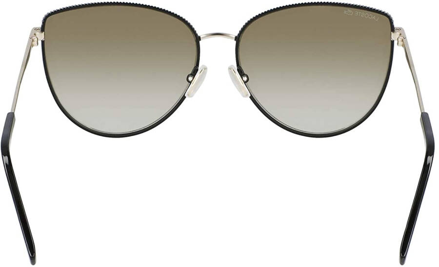 Lacoste LA 230S Metal Women's Cat-Eye Sunglasses Matte Onyx 59mm Adult - 3