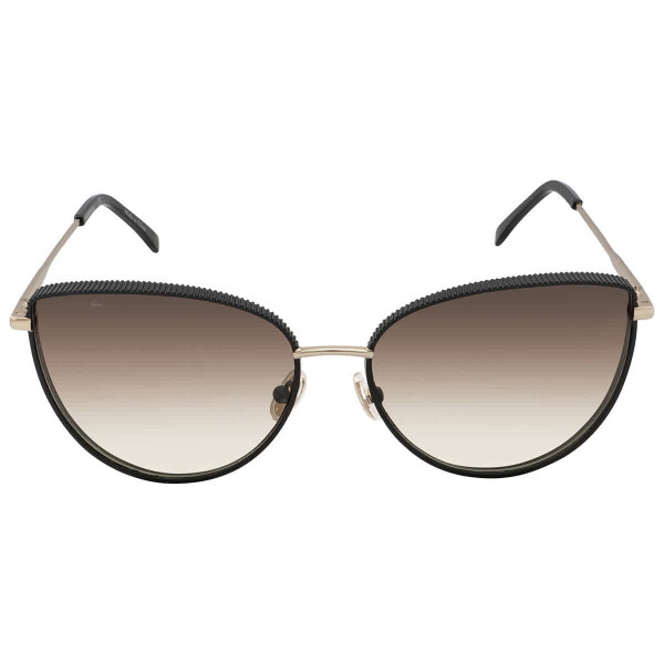 Lacoste LA 230S Metal Women's Cat-Eye Sunglasses Matte Onyx 59mm Adult - 4