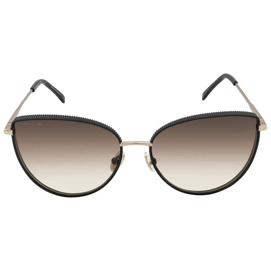 Lacoste LA 230S Metal Women's Cat-Eye Sunglasses Matte Onyx 59mm Adult - 4