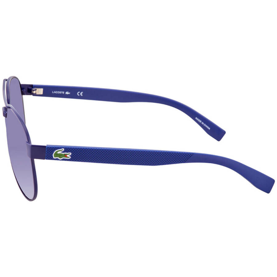 Lacoste Men Sunglasses L185S 424 Blue Matte Aviator Metal 60-14-140 - 4