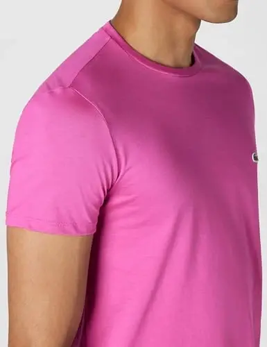 Lacoste Men's Short Sleeve Pima Jersey Crew Neck Tee - 5