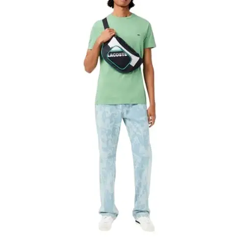 Lacoste Men's Short Sleeve Pima Jersey Crew Neck Tee - 4