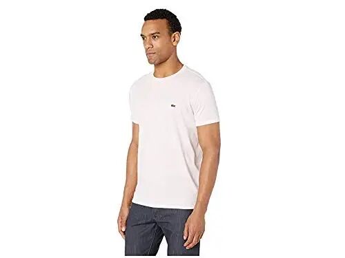 Lacoste Men's Short Sleeve Pima Jersey Crew Neck Tee 
