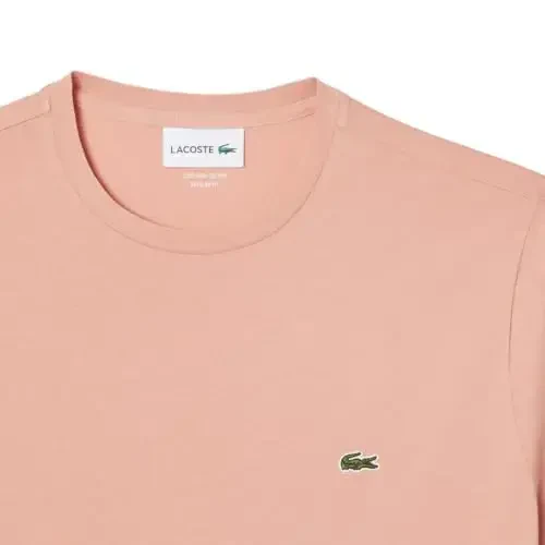 Lacoste Men's Short Sleeve Pima Jersey Crew Neck Tee - 6