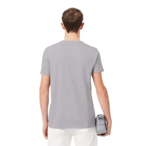 Lacoste Men's Short Sleeve Pima Jersey Crew Neck Tee - 3