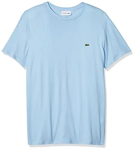 Lacoste Men's Short Sleeve Pima Jersey Crew Neck Tee - 1