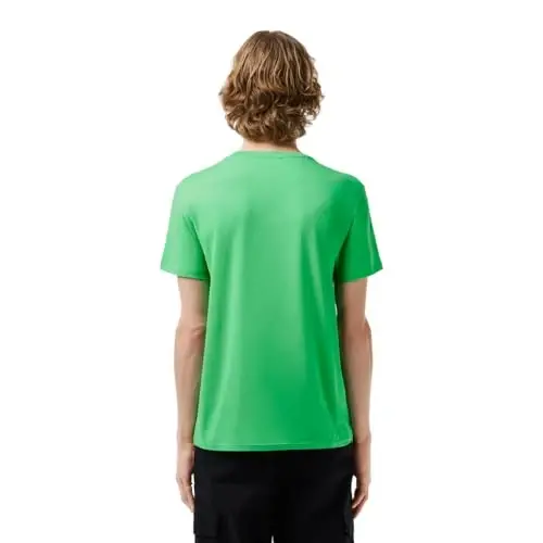 Lacoste Men's Short Sleeve Pima Jersey Crew Neck Tee - 6