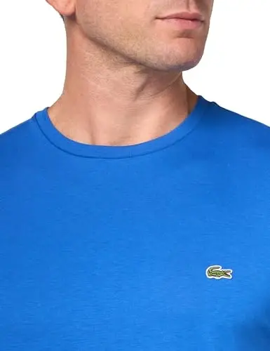 Lacoste Men's Short Sleeve Pima Jersey Crew Neck Tee - 2