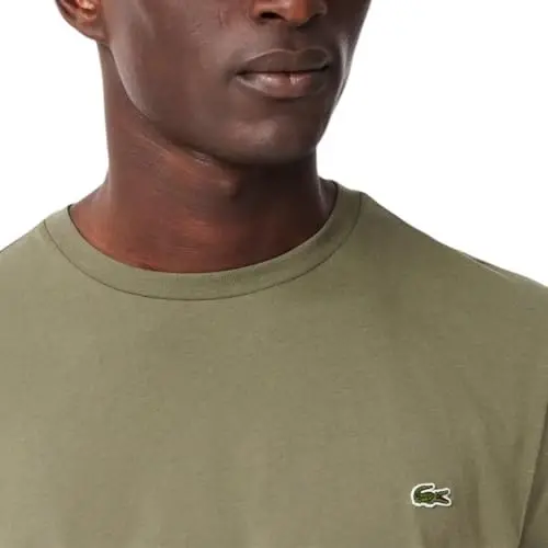 Lacoste Men's Short Sleeve Pima Jersey Crew Neck Tee - LACOSTE (1)