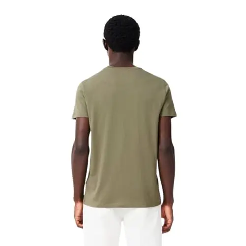 Lacoste Men's Short Sleeve Pima Jersey Crew Neck Tee - 3