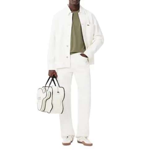 Lacoste Men's Short Sleeve Pima Jersey Crew Neck Tee - 4