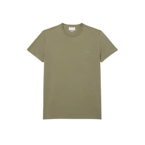 Lacoste Men's Short Sleeve Pima Jersey Crew Neck Tee - 5