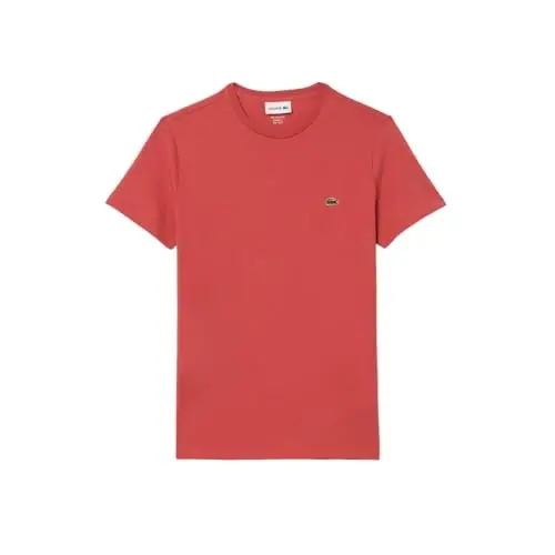 Lacoste Men's Short Sleeve Pima Jersey Crew Neck Tee - 3