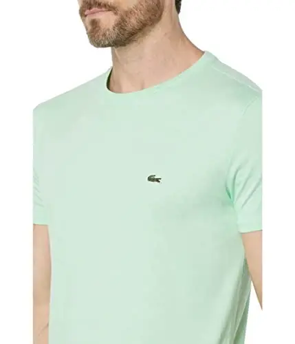 Lacoste Men's Short Sleeve Pima Jersey Crew Neck Tee - 3