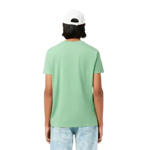 Lacoste Men's Short Sleeve Pima Jersey Crew Neck Tee - LACOSTE (1)