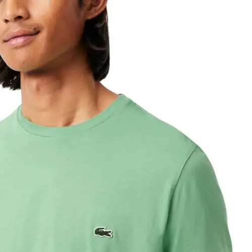 Lacoste Men's Short Sleeve Pima Jersey Crew Neck Tee - 4