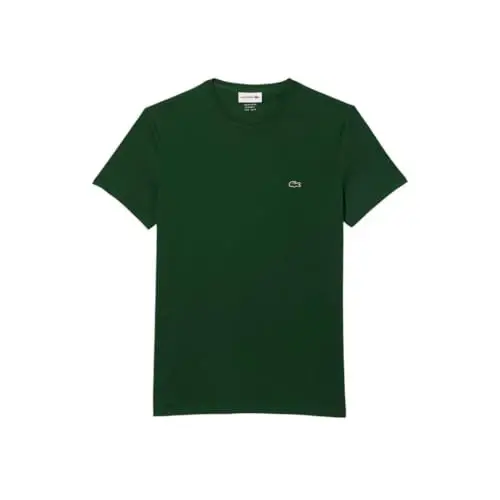 Lacoste Men's Short Sleeve Pima Jersey Crew Neck Tee - 5