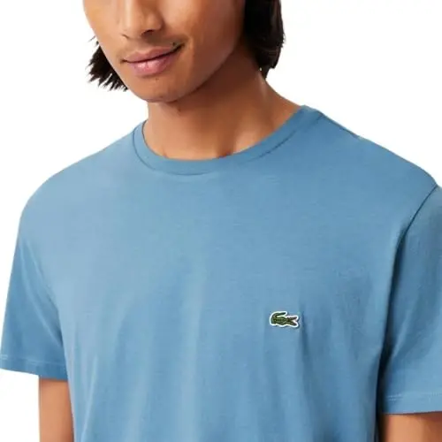 Lacoste Men's Short Sleeve Pima Jersey Crew Neck Tee - 2
