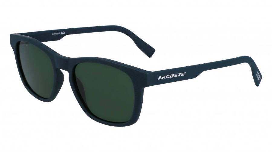 Lacoste Мужские Матовые Зеленые Мягкие Квадратные Спортивные Солнцезащитные Очки - L988S 301 - 1