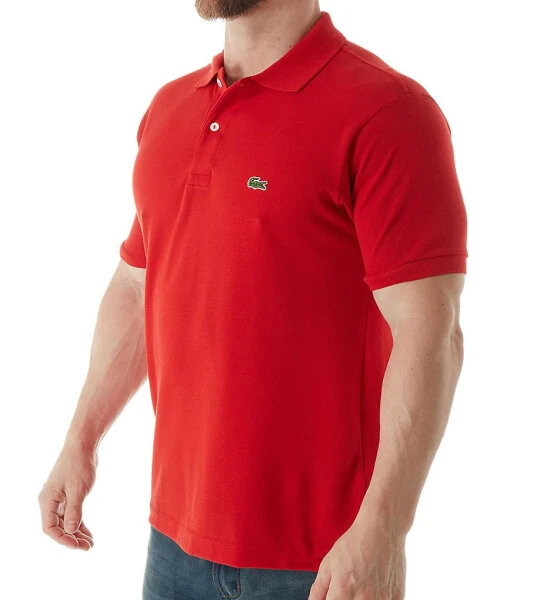 Lacoste RED Мужская Классическая Хлопковая Модная Рубашка Поло Pique, US 2X-Large - LACOSTE