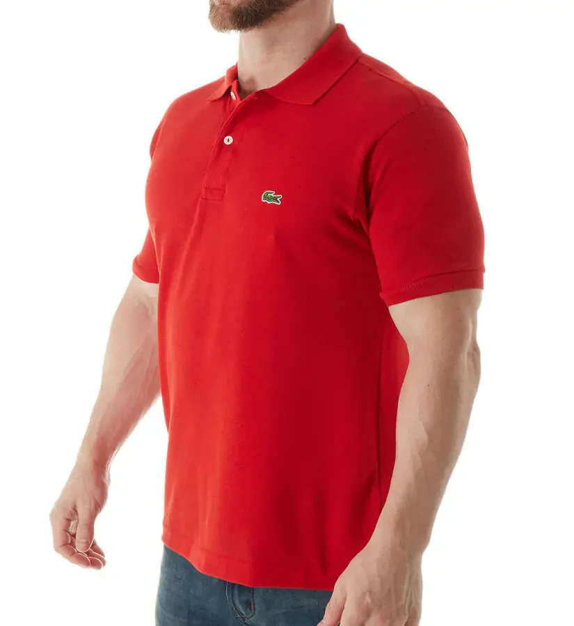 Lacoste RILL LIGHT BLUE Men's Classic Fit Short Sleeve Polo Shirt, US Large - 2