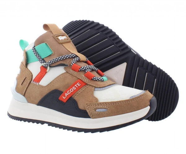 Lacoste Run Breaker ayollar poyabzali, 5 o'lcham, Rangi: Tan/Och oq - 4