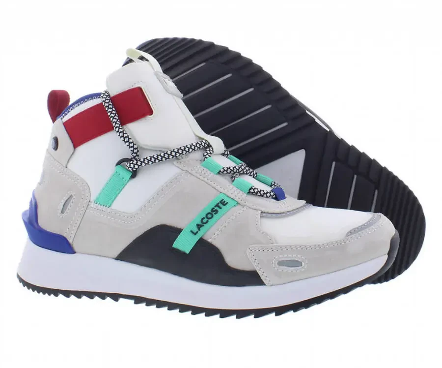 Lacoste Run Breaker Womens Shoes Size 5, Color: White/Turquoise- - 4